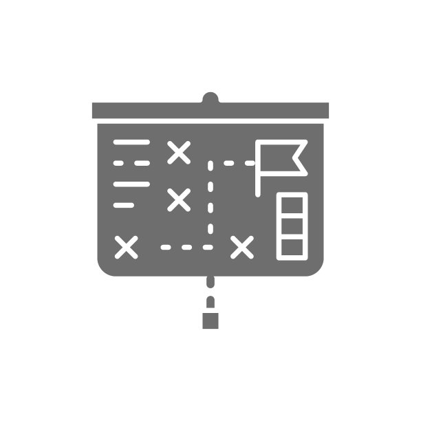 带演示图表的投影仪屏幕灰色图标图片下载