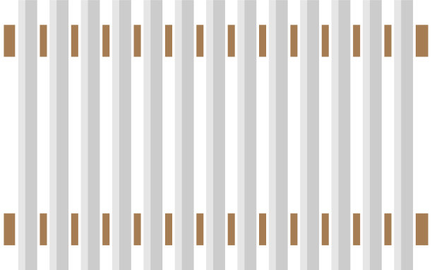 白色的篱笆在风格上平铺着白色图片下载