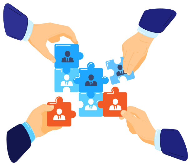 业务团队的卡通图片下载