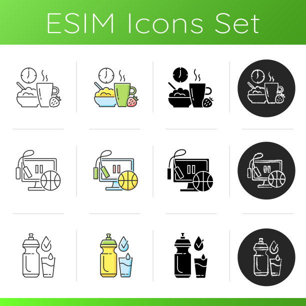 日常保健图标集图片下载