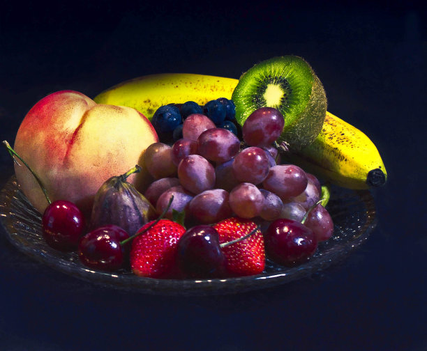 美味的水果碗图片下载