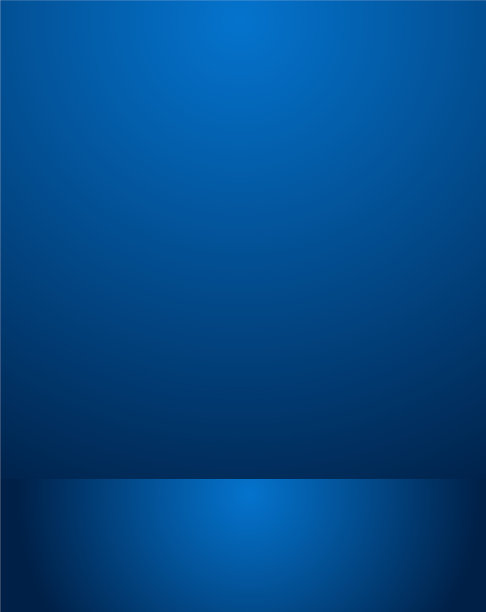 空的蓝色工作室房间背景灯内部图片下载