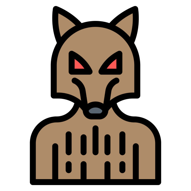 狼人服装偶像万圣节化妆舞会图片下载