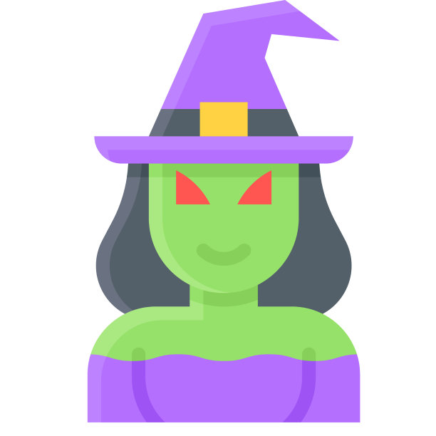 女巫服装图标万圣节化妆舞会图片下载