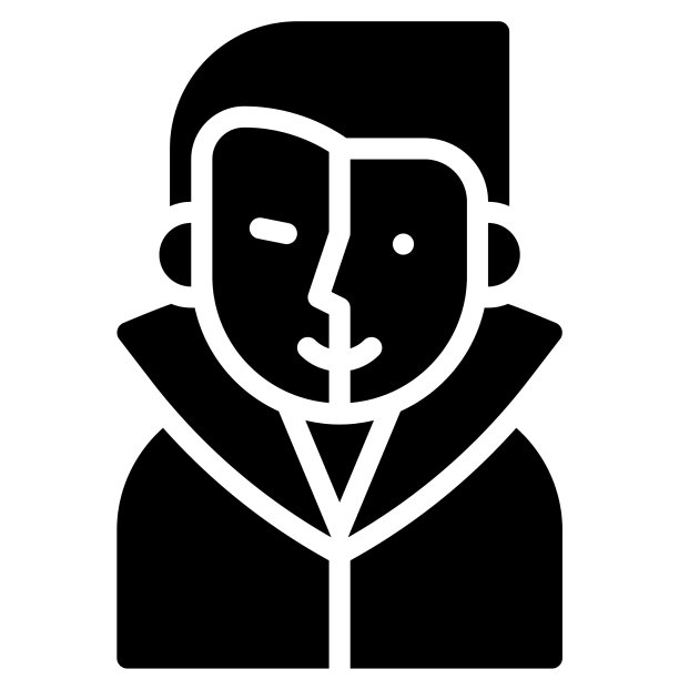 幽灵面具服装图标万圣节化妆派对图片下载