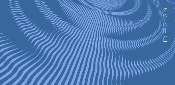 3D波浪背景与涟漪效应。条纹表面。带有光学错觉的图案。矢量插图。素材图片