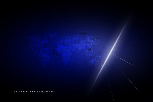 全球网络、连接、科学的未来数字创新背景。矢量图图片下载