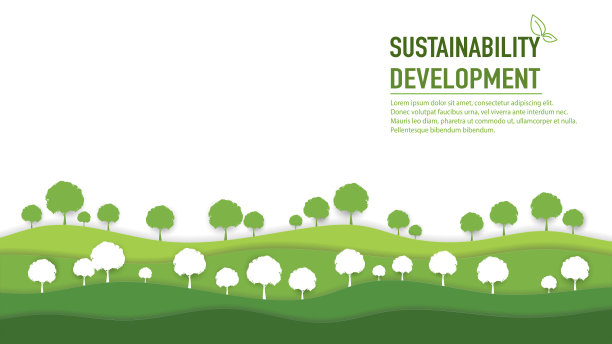 生态友好和可持续发展的理念与层次剪纸设计，世界环境与生态图片下载