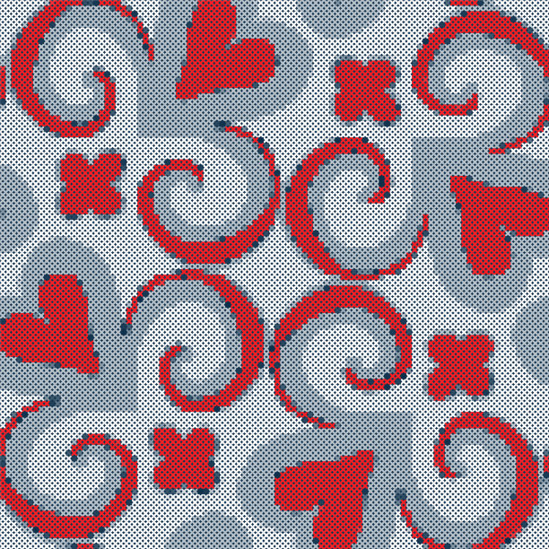 无缝图案-装饰刺绣图片下载