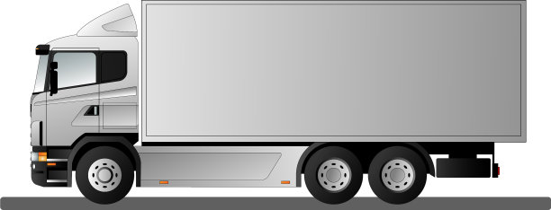 带有绝缘车身的卡车图片下载