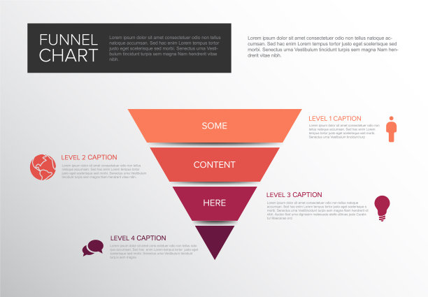 信息图表漏斗层模板图片下载