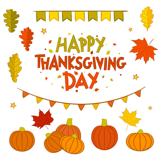 感恩节快乐，定画节日图片下载
