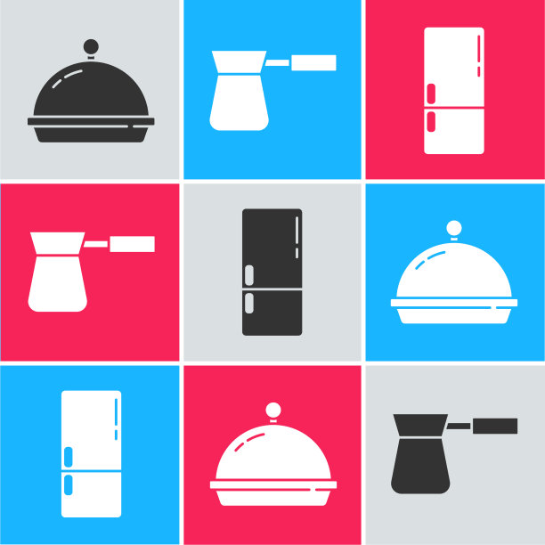 托盘上盖着咖啡和特克食物图片下载