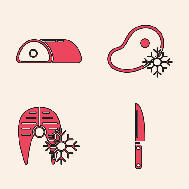 置刀肉、新鲜冷冻牛排、鲜肉图片下载