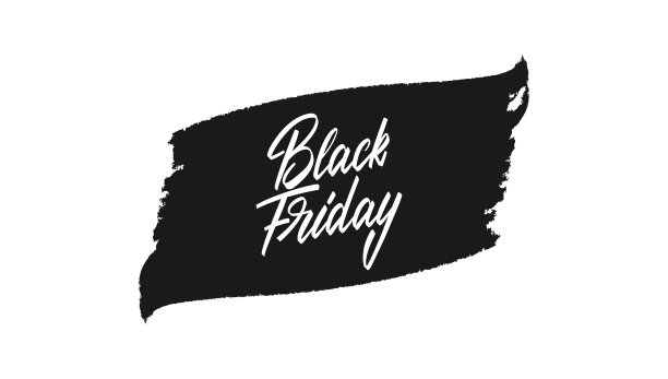 黑色星期五销售刻字标签徽章设计图片下载