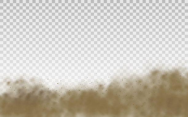 飞沙、褐尘云、风沙、沙尘暴。图片下载