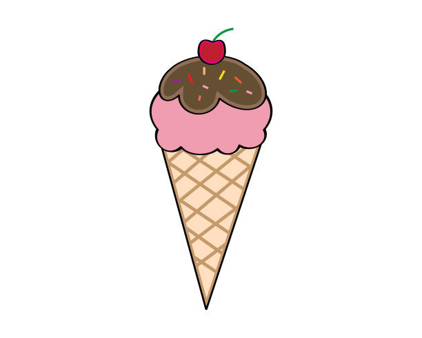 冰淇淋甜筒!图片下载