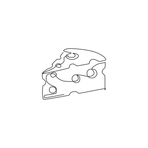 一缕缕的线条画出新鲜美味图片下载