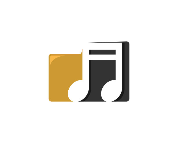 乐谱乐谱夹内剪影形状图片下载