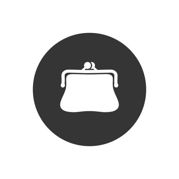 钱包矢量白色图标插图标志图片下载