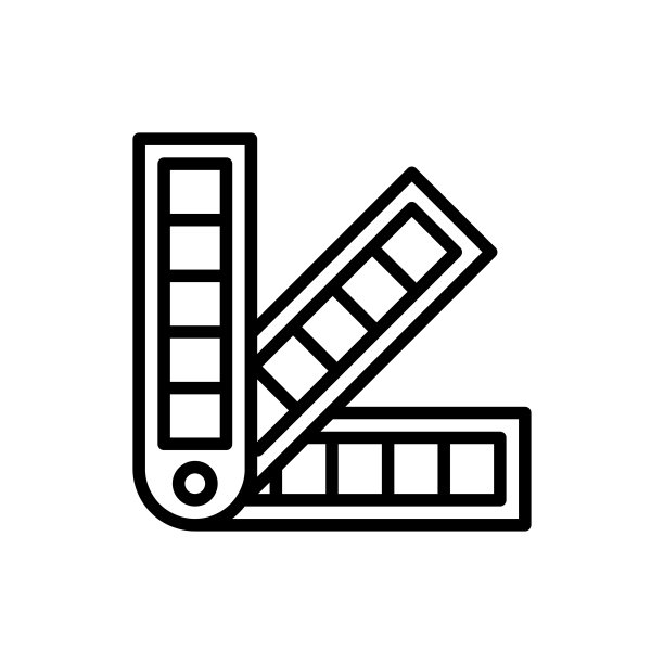 调色板矢量轮廓图标风格插图。EPS 10个文件图片下载