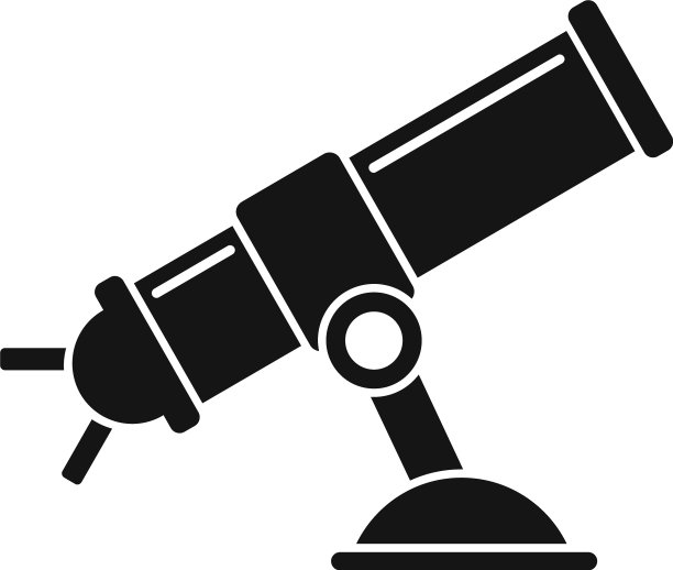 望远镜图标样式简单图片下载