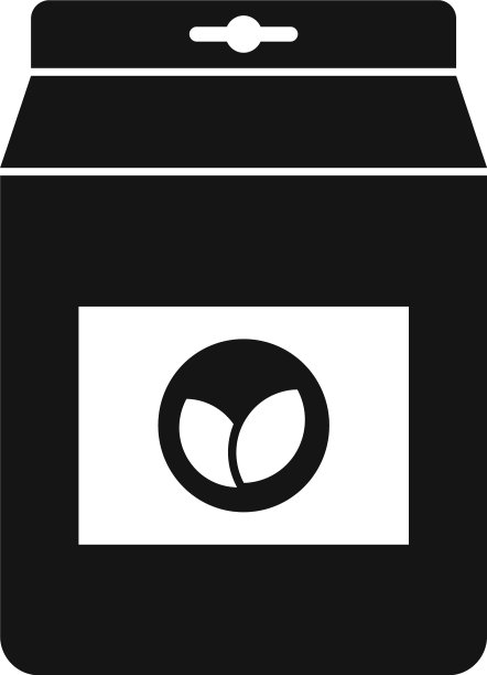 茶叶袋图标简约风格图片下载