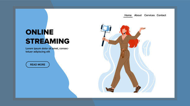 在线视频年轻女性博主图片下载