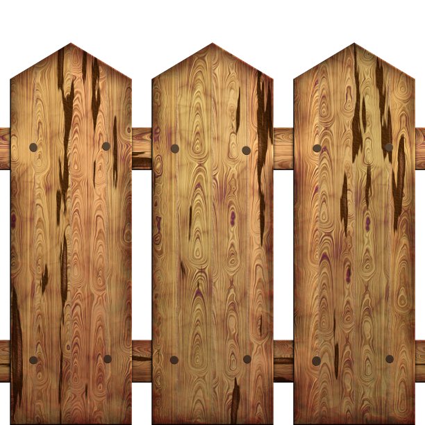 围栏制作板无缝纹理插图图片下载