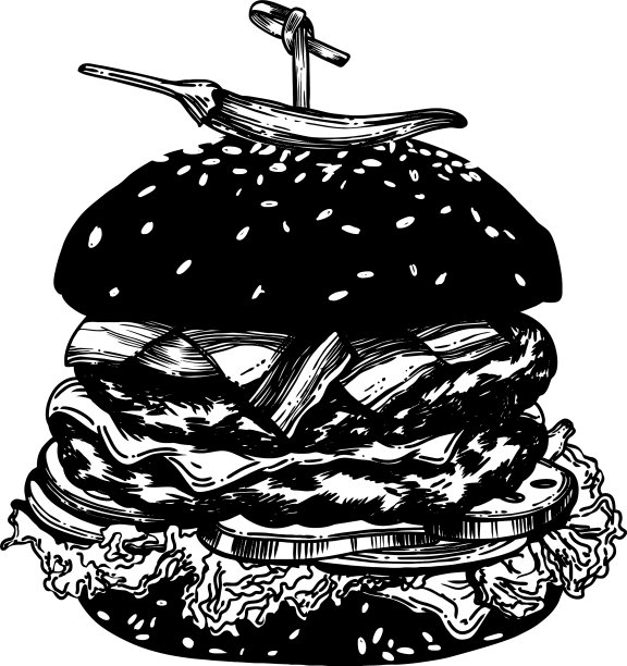 不同的汉堡图片下载