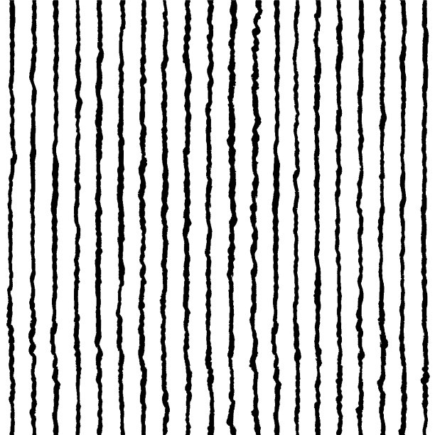 手绘条纹无缝图案涂鸦黑色图片下载