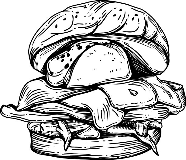 不同的汉堡图片下载