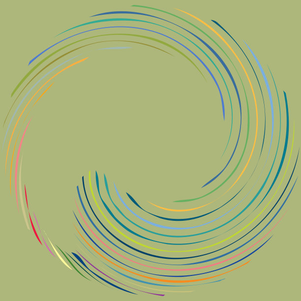 圆形螺旋旋流设计元件图片下载