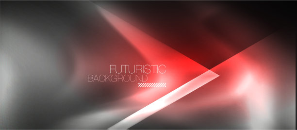 霓虹几何抽象背景三角形图片下载