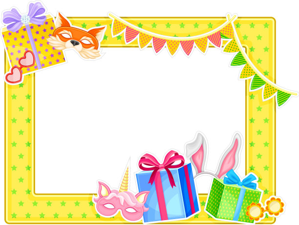 相框装饰生日节日图片下载
