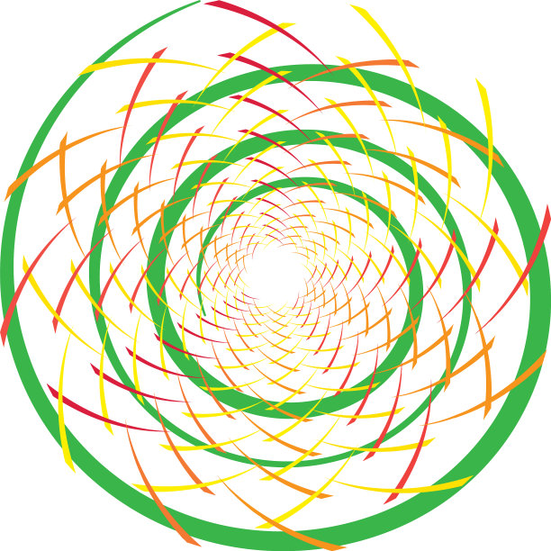 叠加抽象螺旋、漩涡、漩涡蜗壳图片下载