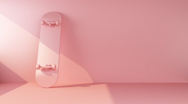 粉红色的长板，粉红色的背景图片下载