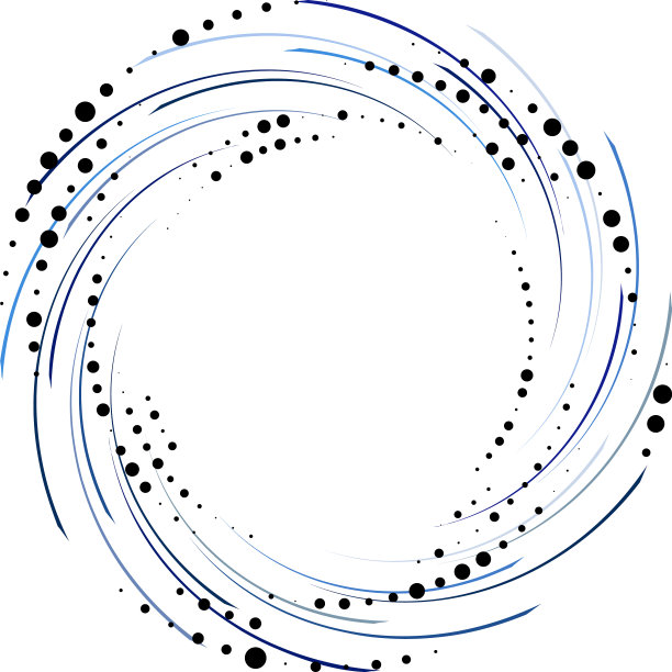 叠加抽象螺旋、漩涡、漩涡蜗壳图片下载