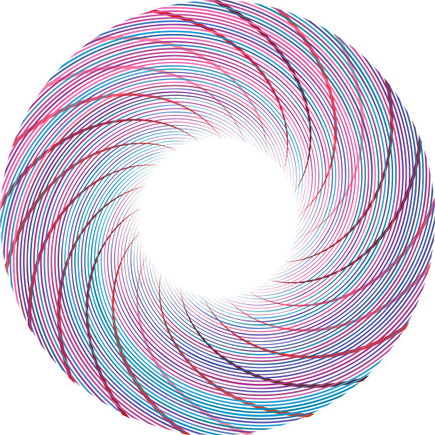 叠加抽象螺旋、漩涡、漩涡蜗壳图片下载