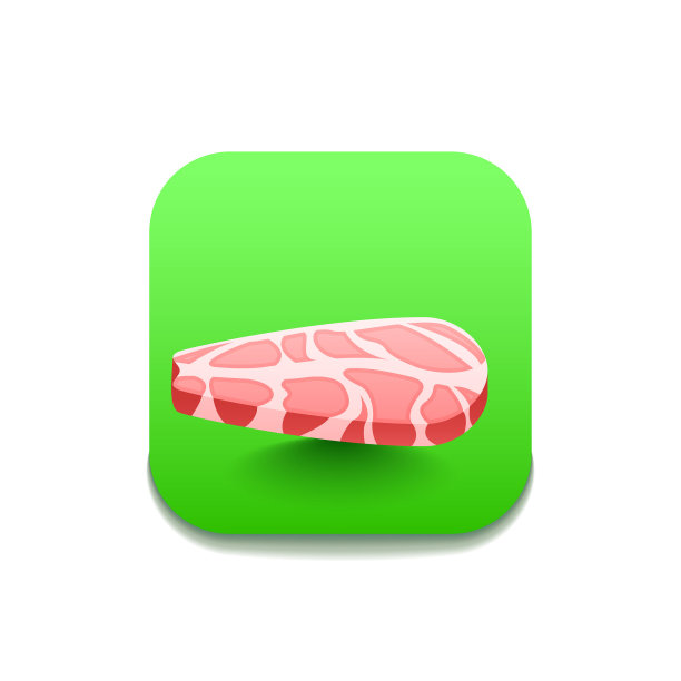 肉类屠夫标志矢量符号图标设计风格图片下载