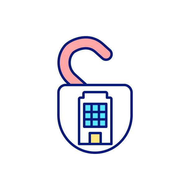 建筑和财产安全措施RGB彩色图标图片下载