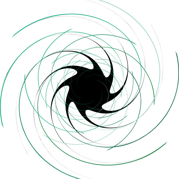 叠加抽象螺旋、漩涡、漩涡蜗壳图片下载