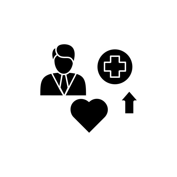 改善健康字形图标图片下载