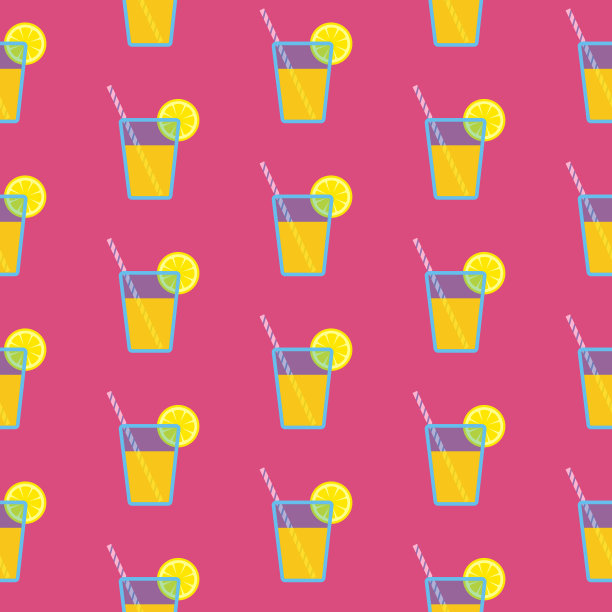 柠檬水图案上的红宝石背景图片下载