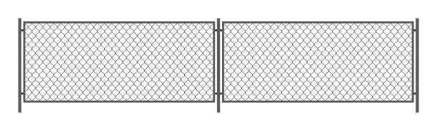 铁丝网围栏图片下载