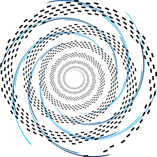 叠加抽象螺旋、漩涡、漩涡蜗壳图片下载