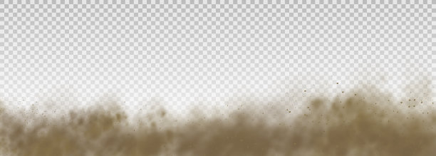 飞沙、褐尘云、风沙、沙尘暴。图片下载