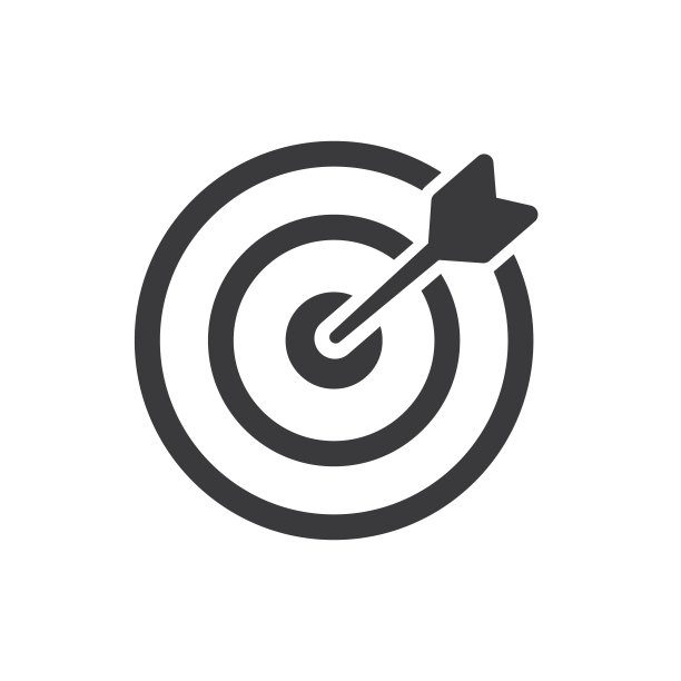 目标图标,向量。代表网站、电脑和手机。图片下载