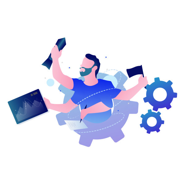 这个家伙正在做多项任务图片下载