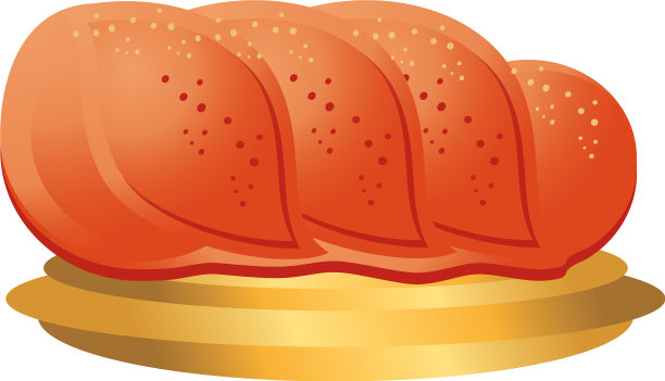 面包碟食物早餐平面图标图片下载